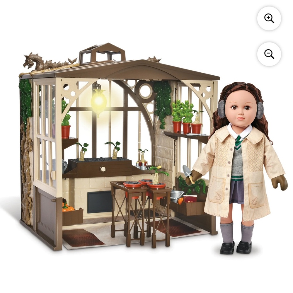 Kids Doll with Greenhouse Playset